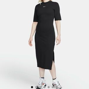 Nike Women's Classic Black Midi Dress